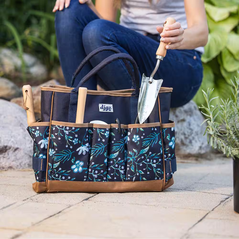 Women'S 1-Size Gardening Tool Tote with 17 Pockets