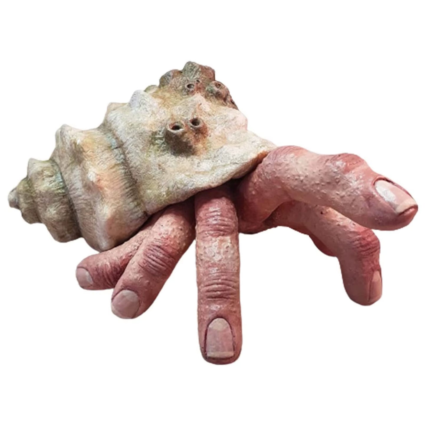 Resin Finger Crab Creepy Weird Realistic Horror Model Statue Resin Craft Statue Sculpture Modern Figurines Home Decoration