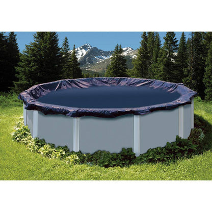 33 Ft. round Blue Above-Ground Winter Pool Cover