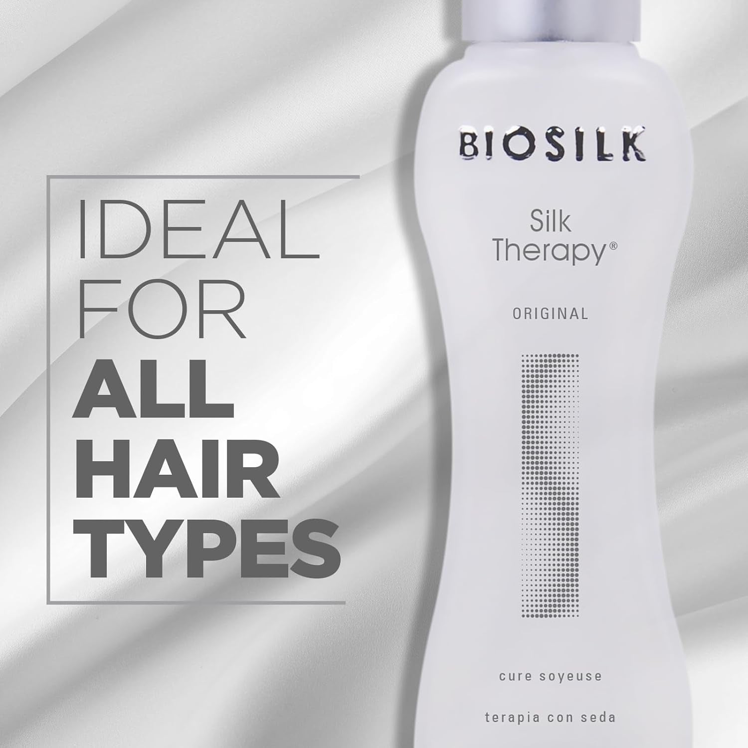 Silk Therapy Original, Reconstructing Treatment for Adding Shine & Helping Prevent Split Ends, Sulfate, Paraben, & Cruelty-Free, 2.26 Oz