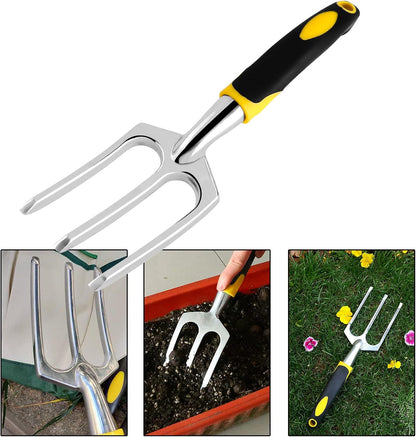 Garden Cultivator Tools Non-Slip Ergonomic Handle Aluminum Gardening Tools for Gardening (Cultivator)