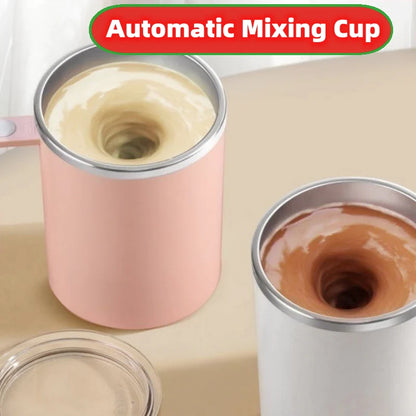 Portable Smart Magnetic Automatic Mixing Coffee Cup Rechargeable Rotating Home Office Travel Stirring Cup