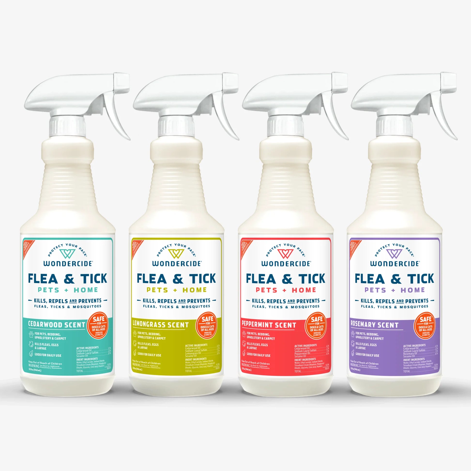 Flea & Tick Spray for Pets + Home with Natural Essential Oils