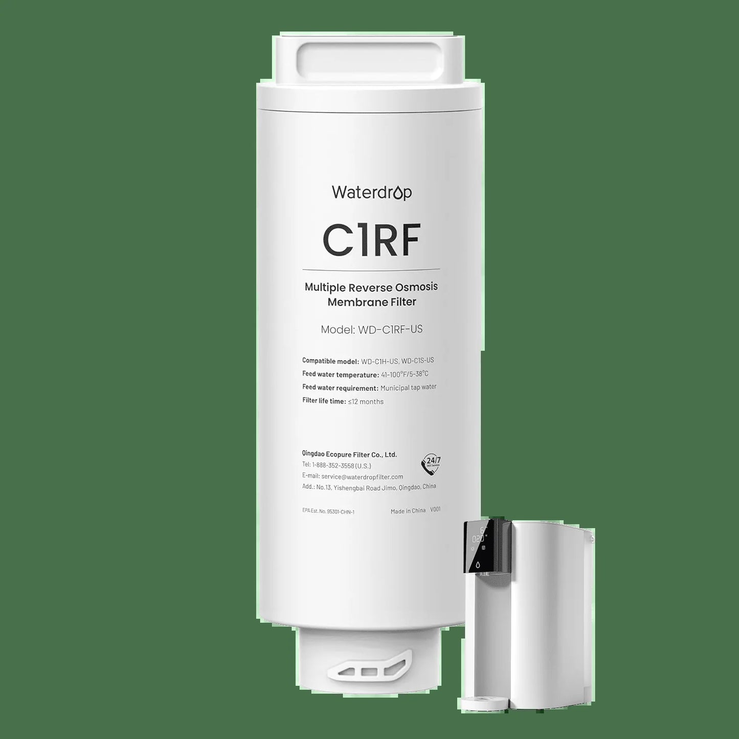 Waterdrop C1RF Water Filter for WD-C1S and WD-C1H Countertop RO System