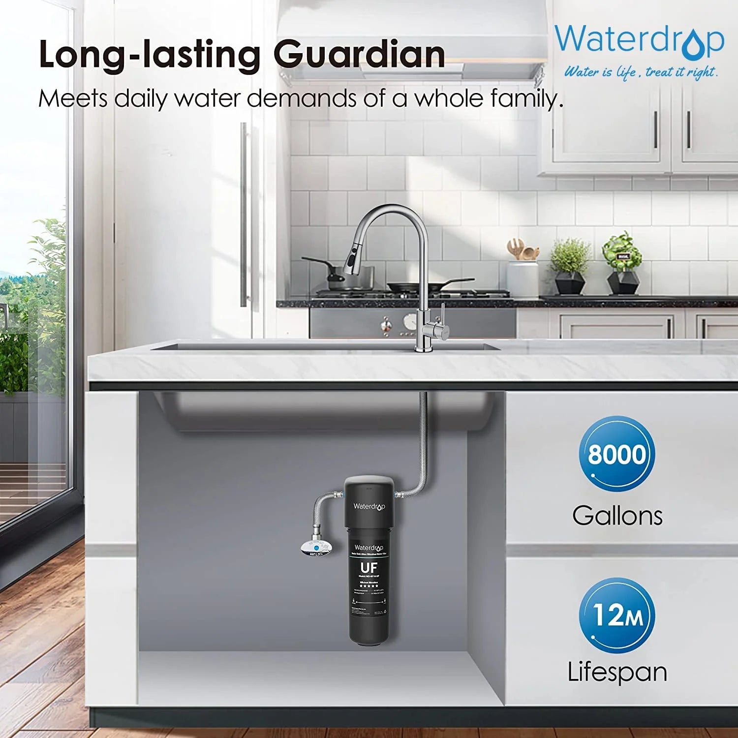 Under Sink Ultrafiltration Water Filter | Direct Connect Filtration System