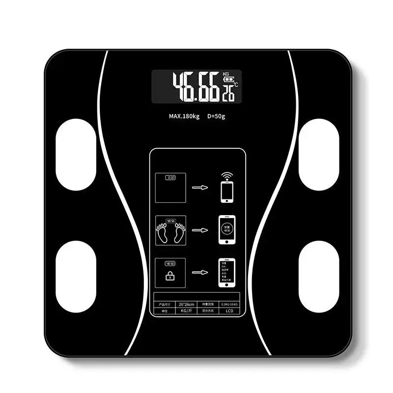 Body Fat Scale Body Scales Smart Wireless Digital Bathroom Weight Scale Body Composition Analyzer Weighing Scale