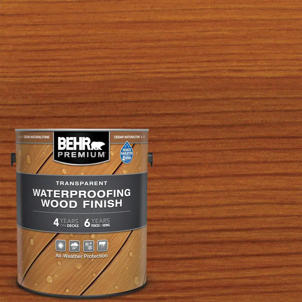 1 Gal. Cedar Naturaltone Transparent Waterproofing Exterior Wood Finish