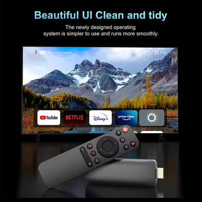 Q6 Android 10 TV Stick HDR Set Top OS 4K 1080P Wifi 6 2.4/5.8G Smart TV Sticks for Google Youtube NETFLIX Network Media Player