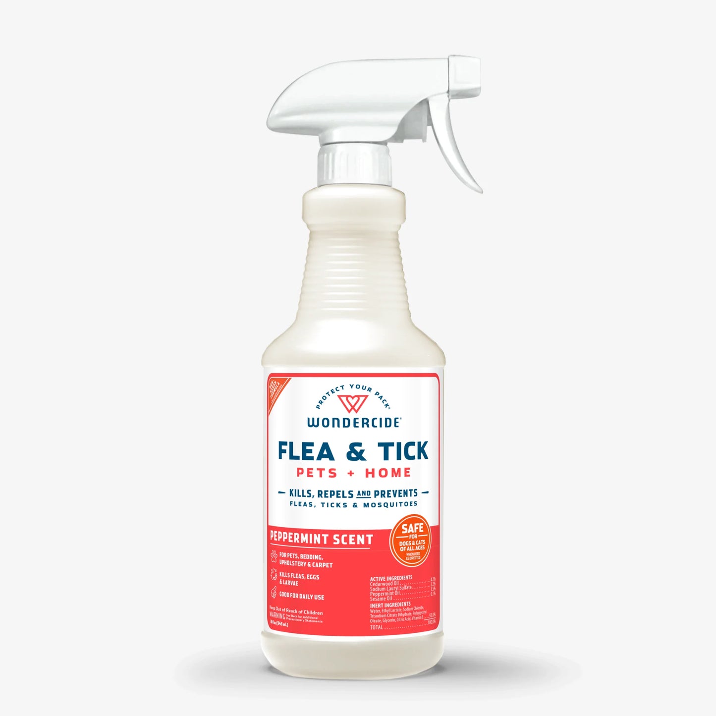 Flea & Tick Spray for Pets + Home with Natural Essential Oils