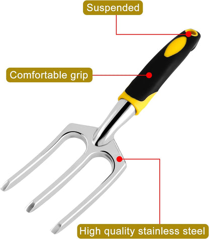 Garden Cultivator Tools Non-Slip Ergonomic Handle Aluminum Gardening Tools for Gardening (Cultivator)