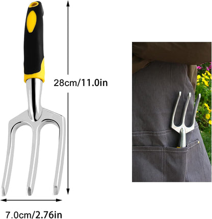 Garden Cultivator Tools Non-Slip Ergonomic Handle Aluminum Gardening Tools for Gardening (Cultivator)