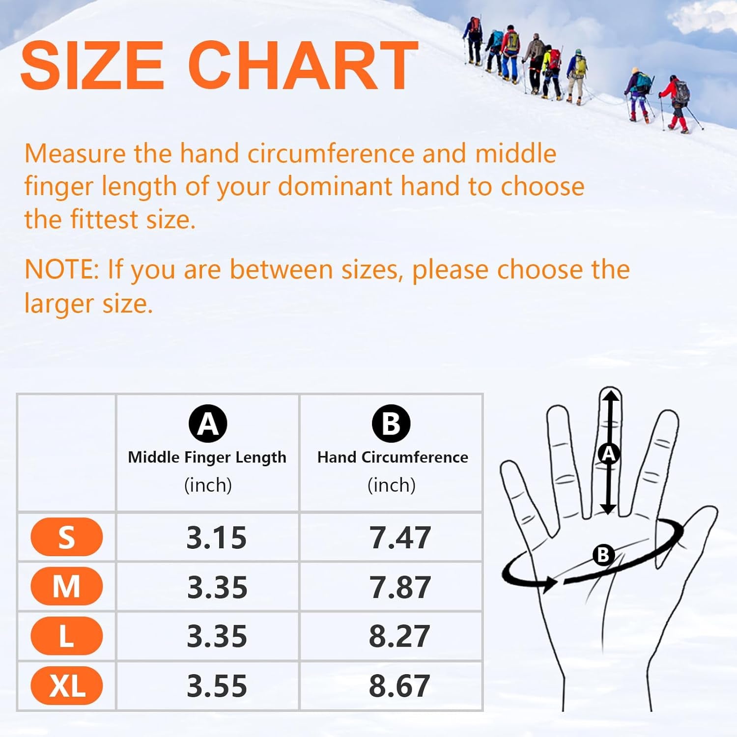 Cold Weather Gloves | Winter Fleece Warm Gloves | Men & Women Touchscreen Insulated Thermal Gloves for Ski Cycling