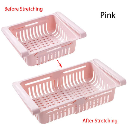 1PC Fridge Organizer Storage Drawer Plastic Storage Box Container Shelf Fruit Egg Food Storage Box Kitchen Accessories