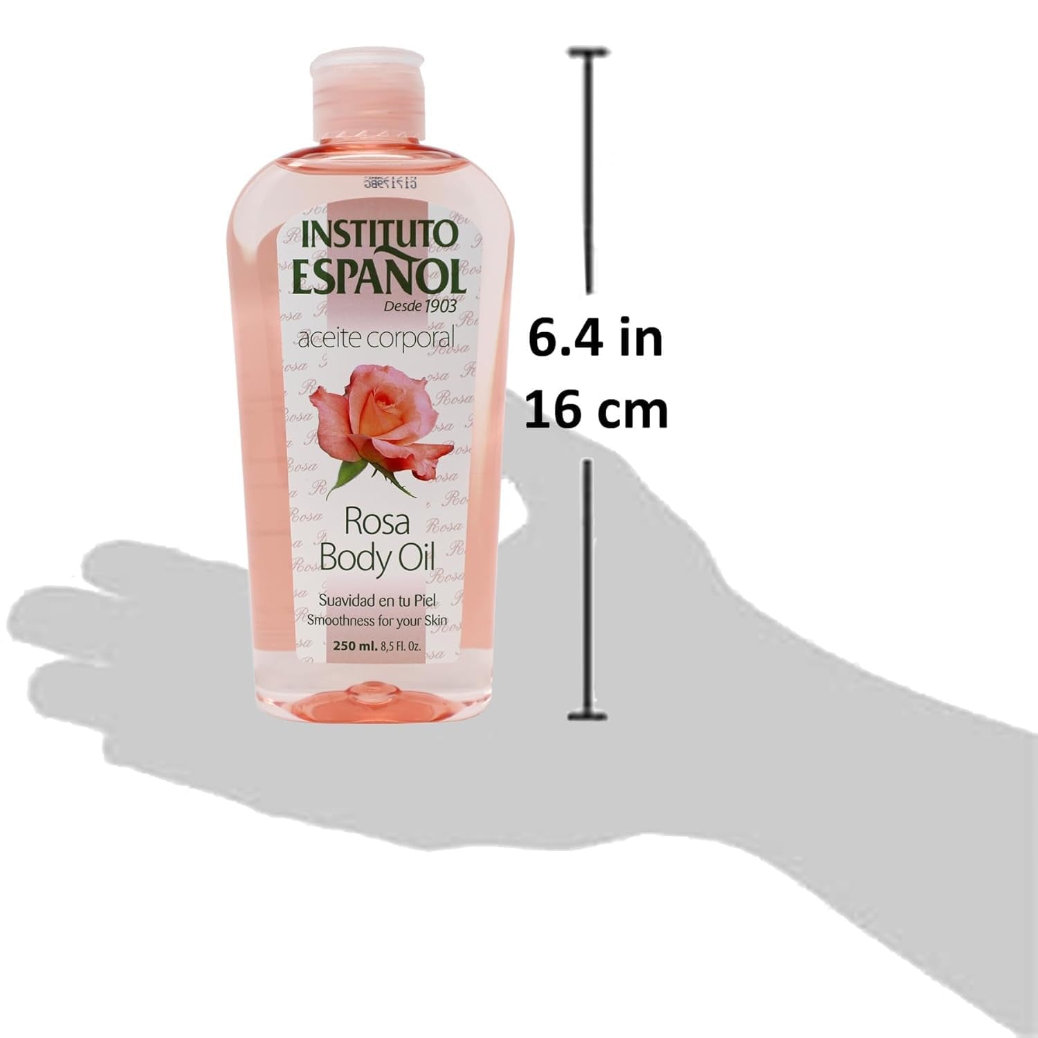 Rosa Body Oil, Smoothness for Your Skin, 2-Pack, 8.5 FL Oz Each, 2 Bottles